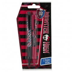 Set de 2 Stylos à bille Monster High - New discount.com