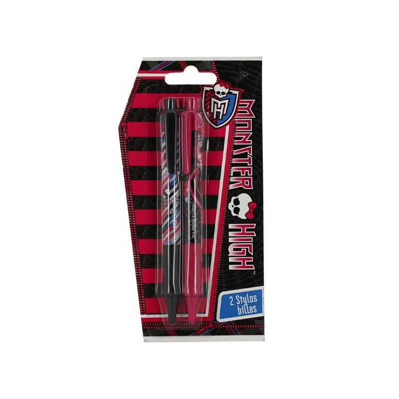 Set de 2 Stylos à bille Monster High - New discount.com
