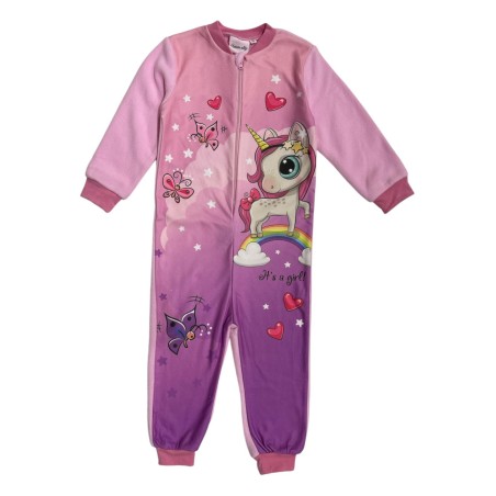 Pijama mono polar de Unicornio