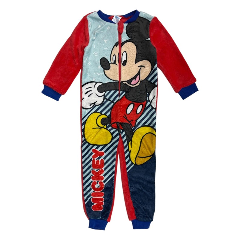 Pijama mono en coral de Mickey disney -New discount.com