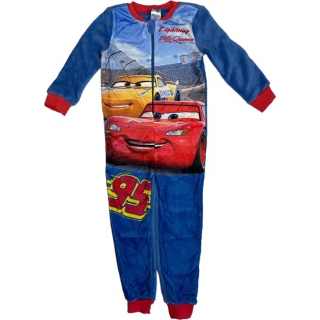 Pyjama combinaison Cars Dsiney en coral