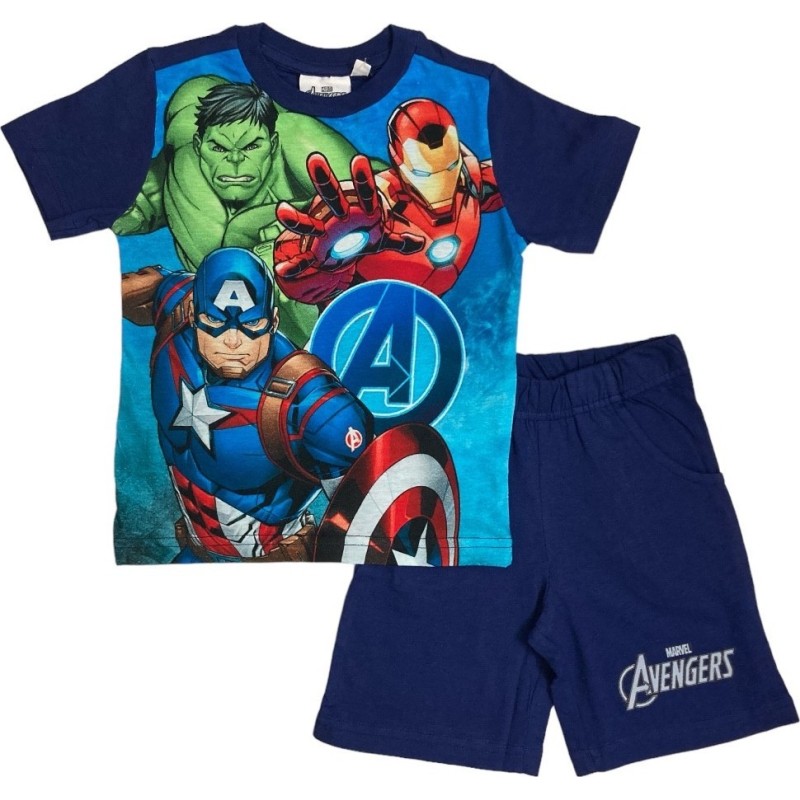 Ensemble T-shirt avec Short Avengers Marvel - New discount.com