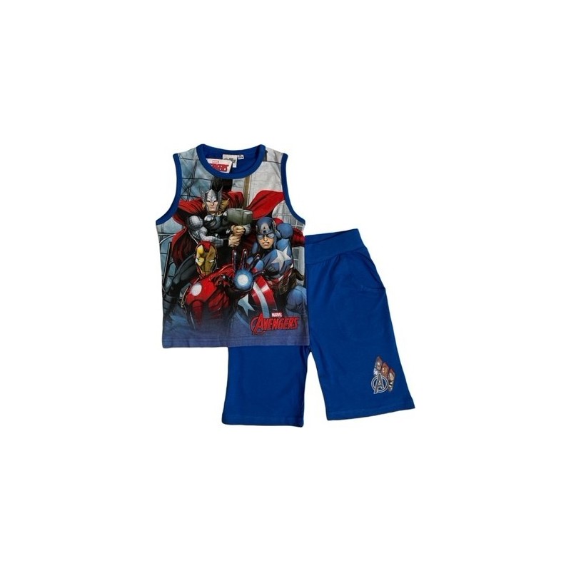 Ensemble T-shirt avec Short Avengers Marvel - New discount.com
