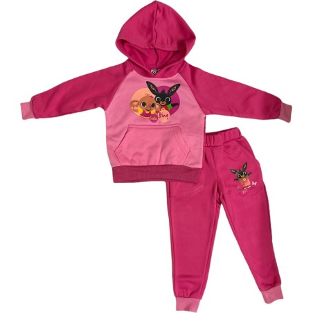 Ensemble Jogging Bing en rose