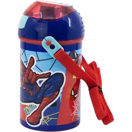 Spider-Man Automatikflasche Marvel 450 ML, SYSTEM Anti-Tropf-System