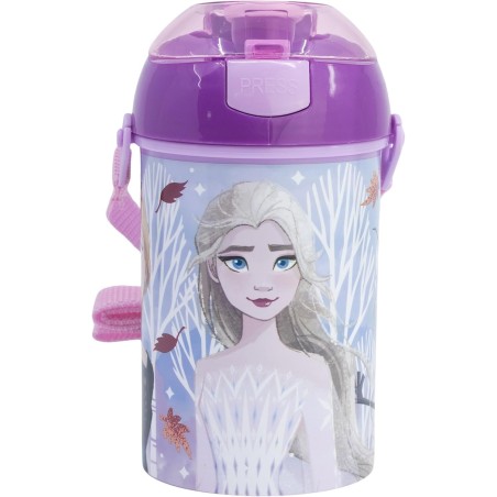 Frozen Disney botella - 450 ML, sistema antigoteo SYSTEM -New disco...