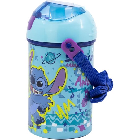 Lilo and Stitch  Automatikflasche  Disney 450 ML, SYSTEM Anti-Tropf-System