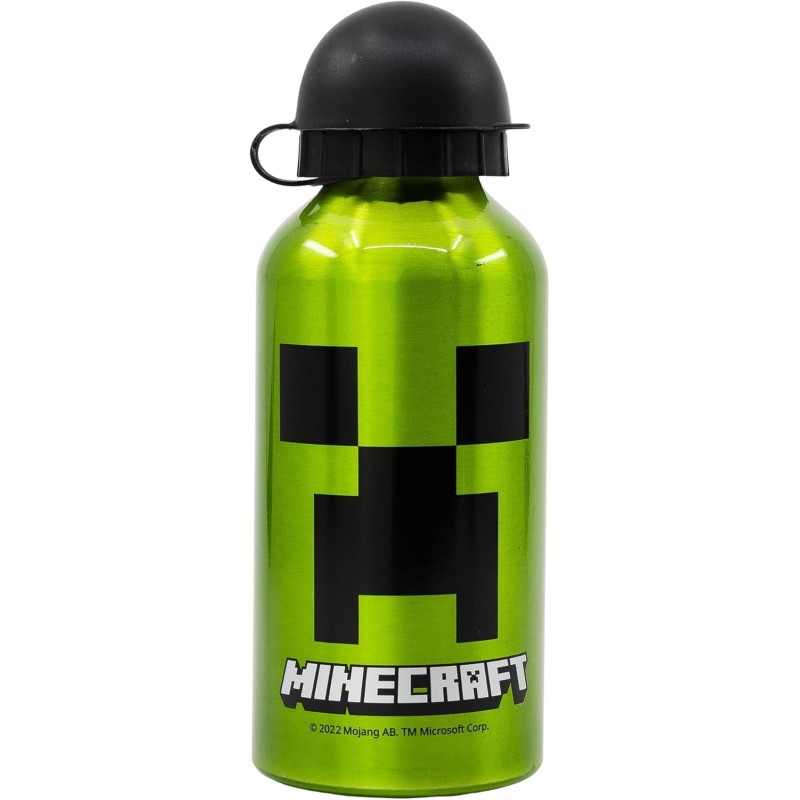 Minecraft Borraccia in alluminio 400 ML - New discount.com Minecraft Borraccia in alluminio 400 ML - New discount.com