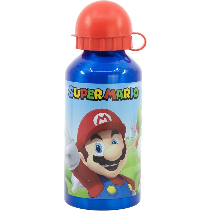 Super Mario 400 ML Aluminum Water Bottle, New discount.com, Nouveau... Super Mario 400 ML Aluminum Water Bottle, New discount.com, Nouveau...