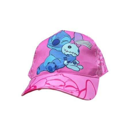 Casquette Stitch Disney Full Sublimation en rose