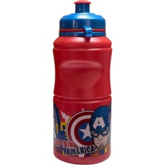 Botella deportiva de fácil sujeción 380 ml Avengers Marvel -New dis...