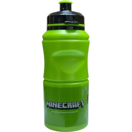 Botella deportiva de fácil sujeción 380 ml Minecraft