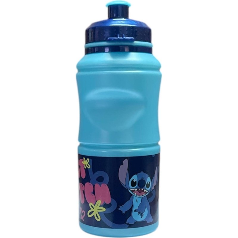 Botella deportiva de fácil sujeción 380 ml Stitch Disney -New disco...