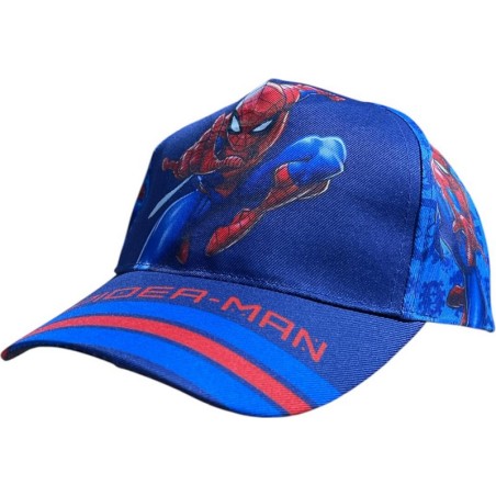 Casquette Spiderman Marvel Full Sublimation en bleu - New discount.com