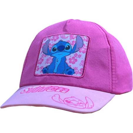 Casquette Stitch Disney fille Brodée