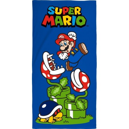 Serviette de plage ou Drap de bain Super Mario - New discount.com