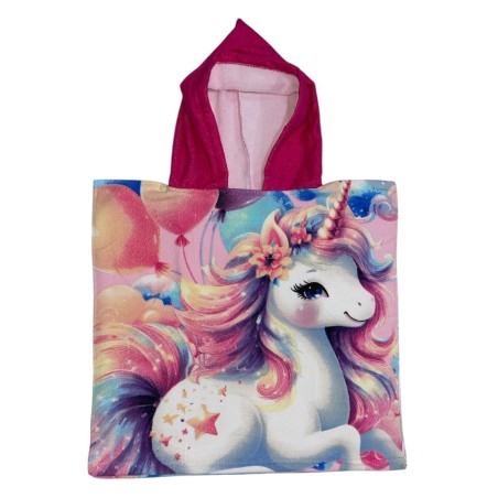 Poncho de baño con capucha Unicornio -New discount.com