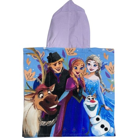 Poncho da bagno con cappuccio Frozen