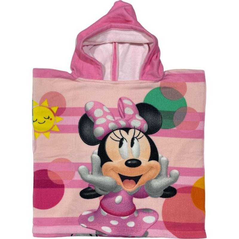Poncho da bagno con cappuccio Minnie Disney - New discount.com