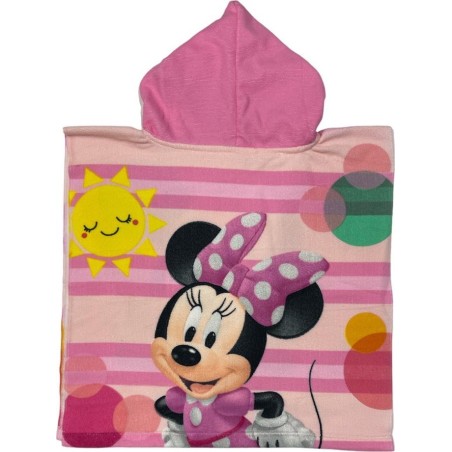 Poncho de bain Minnie Disney à capuche