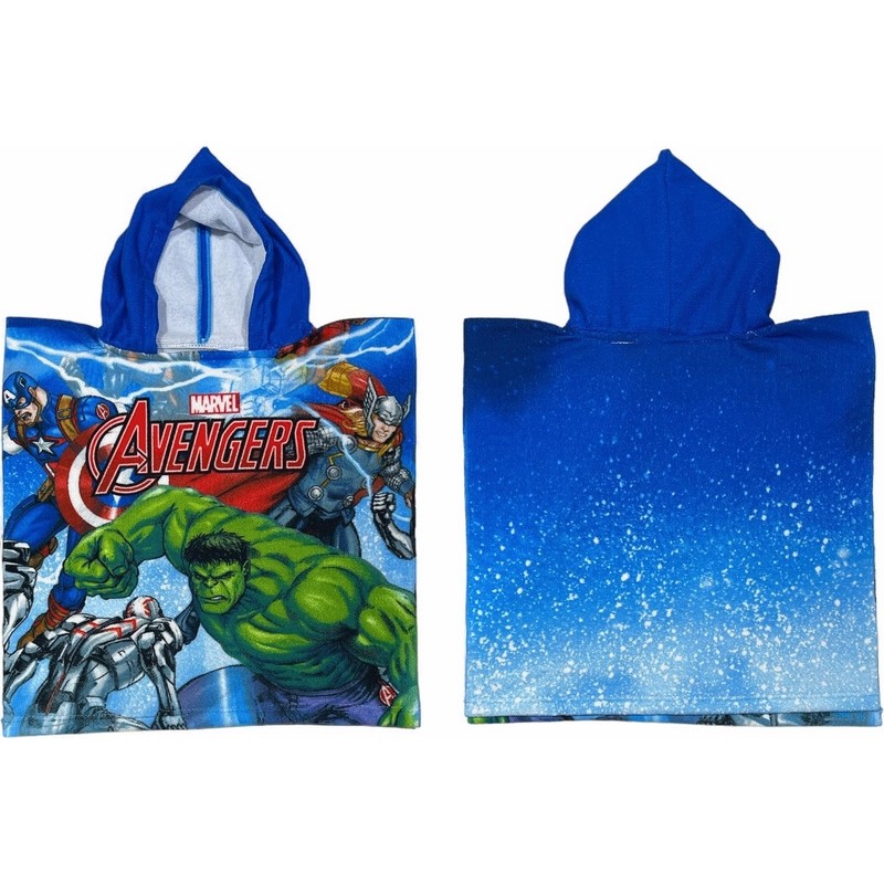 Poncho de natación con capucha Avengers -New discount.com