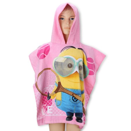 Minions poncho de baño de algodón -820-826 -New discount.com