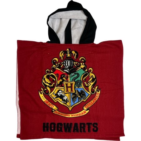 Poncho de bain Harry Potter à capuche