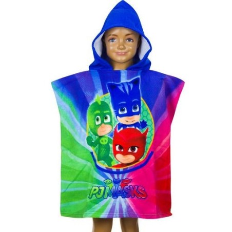 Poncho de baño con capucha Pj Masks -New discount.com