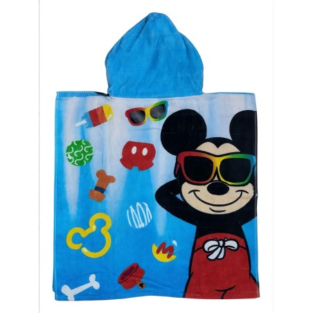 Poncho de baño con capucha de algodón Mickey Disney