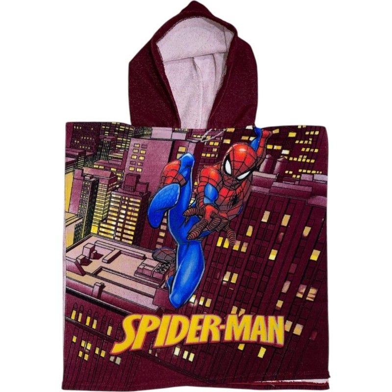 Spider-Man Swim Poncho con capucha -New discount.com