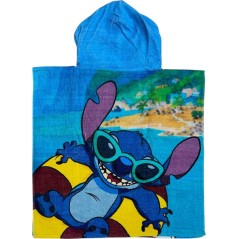 Stitch Disney cotton hooded bath poncho, New discount.com, Nouveaut...