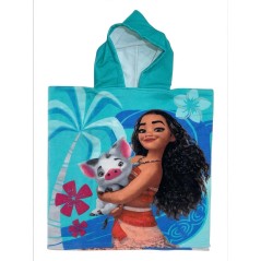 Poncho de bain Vaiana Disney à capuche - New discount.com