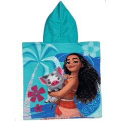 Poncho de bain Vaiana Disney à capuche - New discount.com