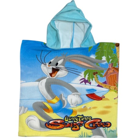 Poncho de natación con capucha Looney Tunes -New discount.com