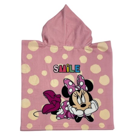 Poncho de bain Minnie Disney à capuche