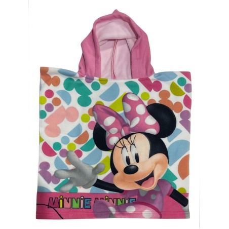 Poncho da bagno con cappuccio Minnie Disney