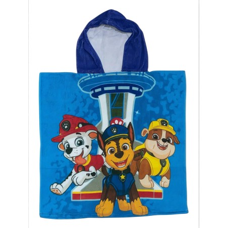 Poncho de baño con capucha de algodón Paw Patrol -New discount.com