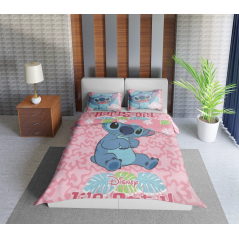 Parure de lit Stitch 2 Personnes Stitch Disney en coton - New disco...