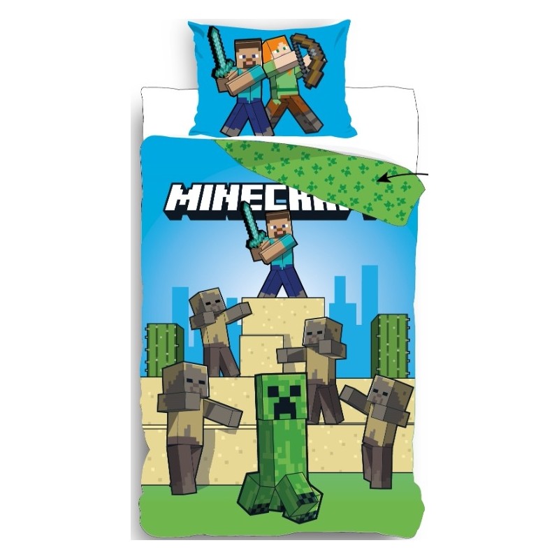 Minecraft Bettbezugset - New discount.com