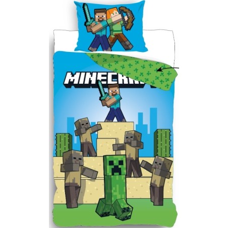 Parure de lit Minecraft - housse de couette Minecraft - New discoun...