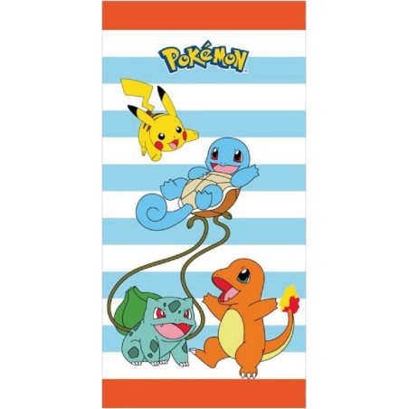 Serviette de plage ou drap de bain Pokémon en coton - New discount.com