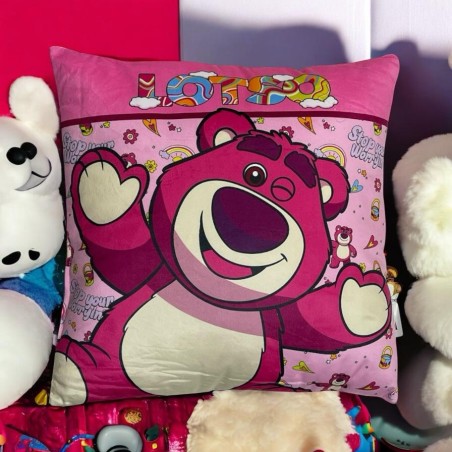 Coussin Lotso Disney 38 cm (Impression recto verso)