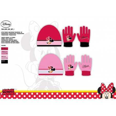 Conjunto de guantes y gorro minnie disney -New discount.com
