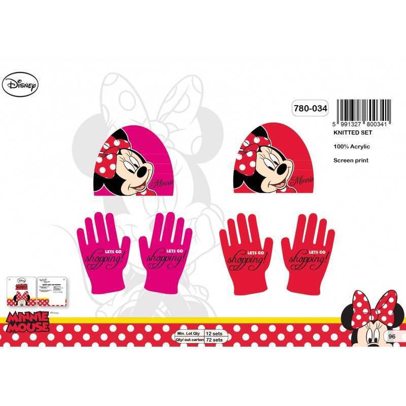 Set Bonnet et Gants Minnie Disney -780-034 - New discount.com