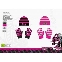 Set Bonnet et Gants Monster High -780-045 - New discount.com