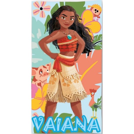 Serviette de plage ou drap de bain Vaiana Disney - New discount.com