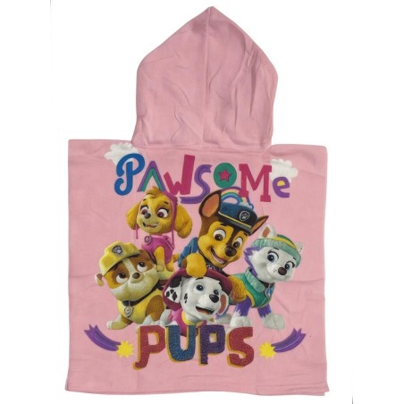 Poncho de bain Paw Patrol a capuche