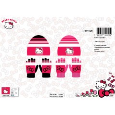 Conjunto de guantes y gorro Hello Kitty -780-025 -New discount.com