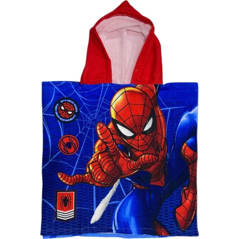 Spider-Man Swim Poncho con capucha -New discount.com