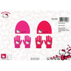 Set Bonnet et Gants Hello Kitty - 780-026 - New discount.com